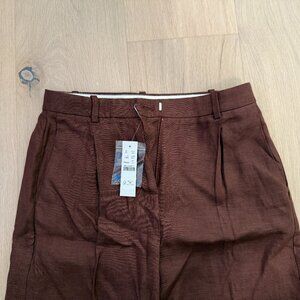 JCrew Petite Wide Leg Linen Pants